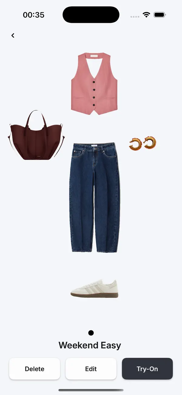 Alama Wardrobe app — Build outfits and looks